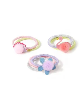 Accessorize Girl Flamingo Holiday Pony Pack