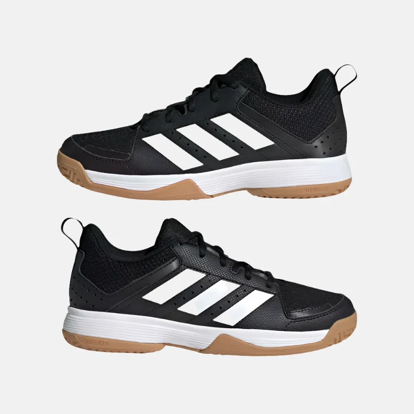 Adidas Ligra 7 Indoor Kids Unisex Training Shoes -Core Black / Cloud White / Core Black