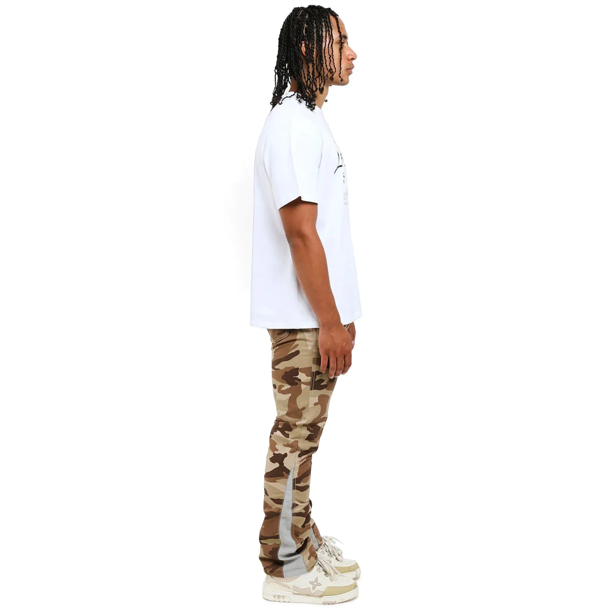 Amicci Baggio Flare Cargo Pants Camo