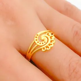 Artsy Three-Tier Ring