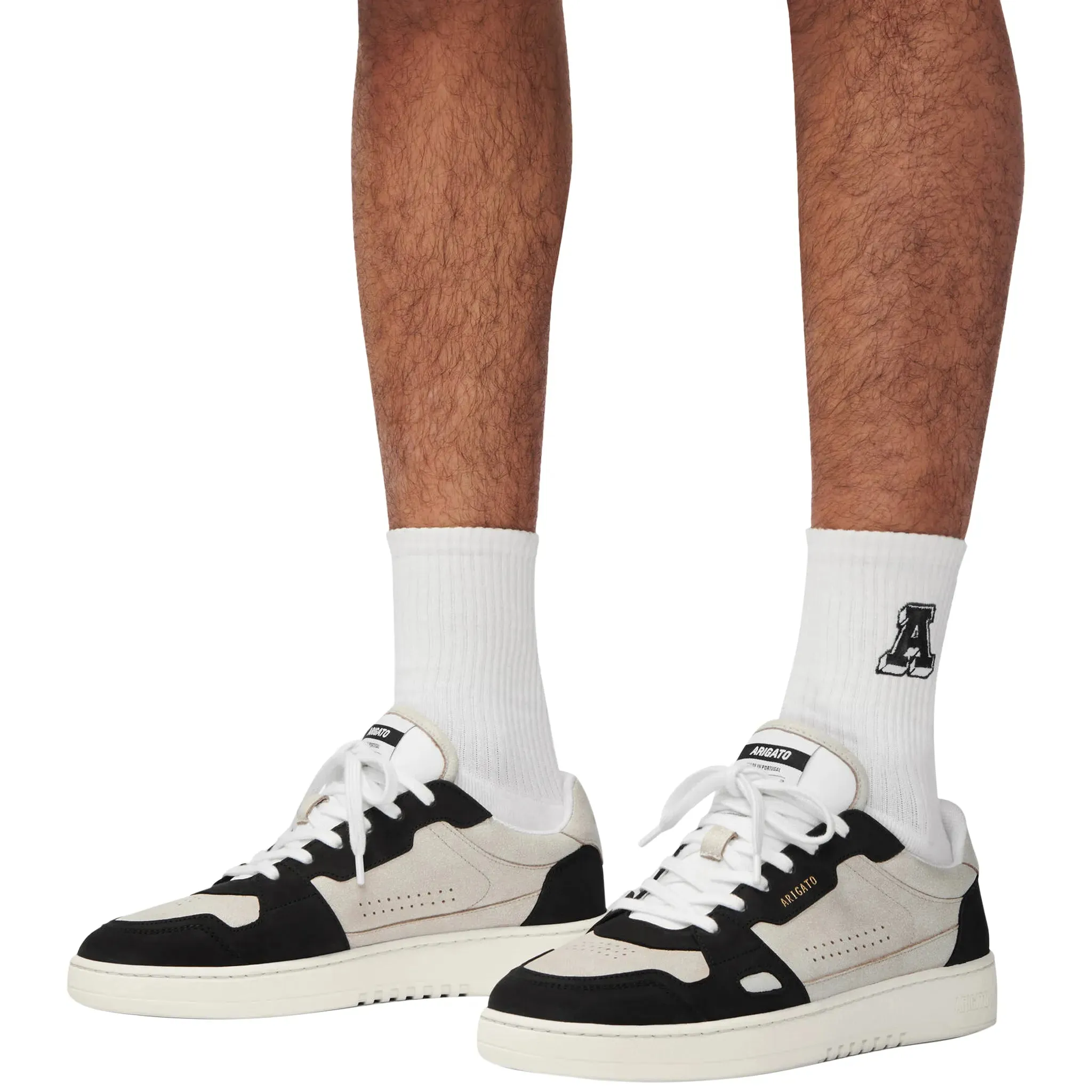 Axel Arigato Dice Low Beige Black Sneakers