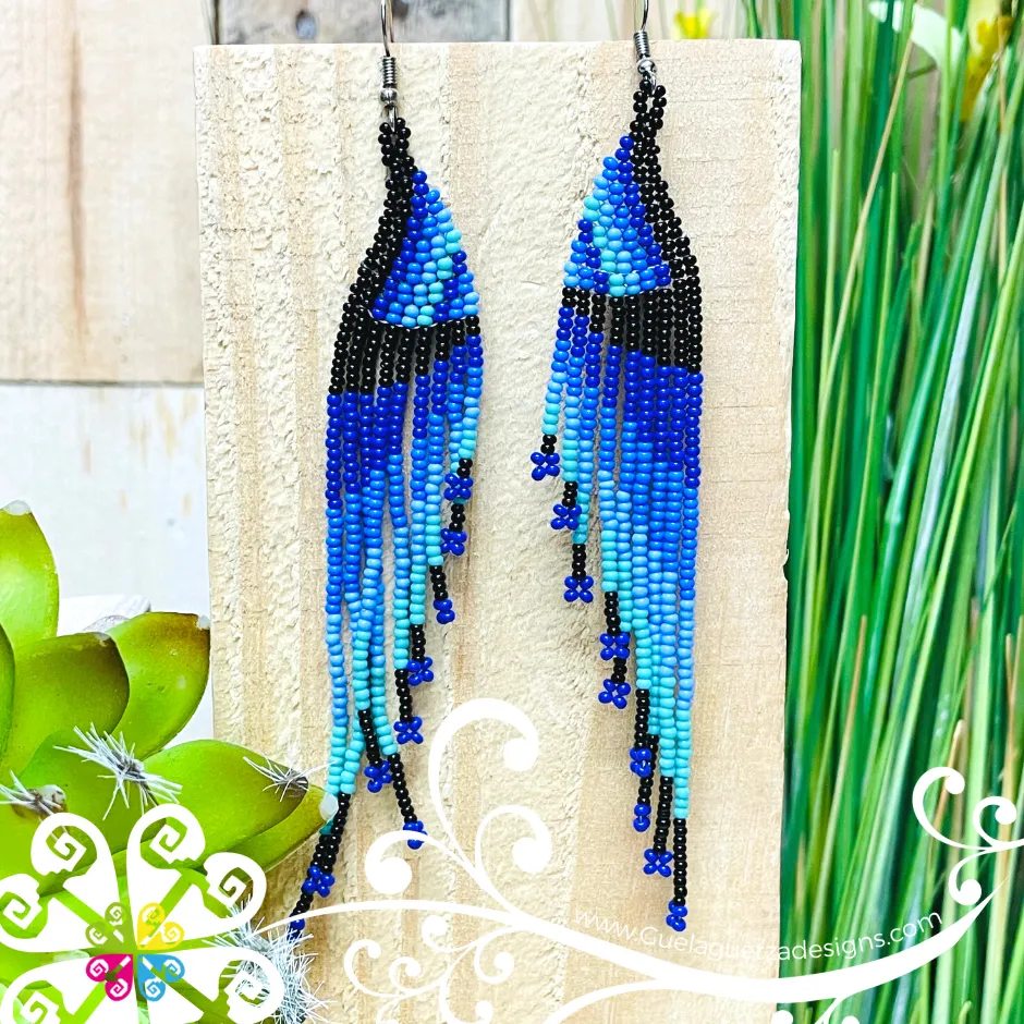 Beaded Angel Wings Earrings