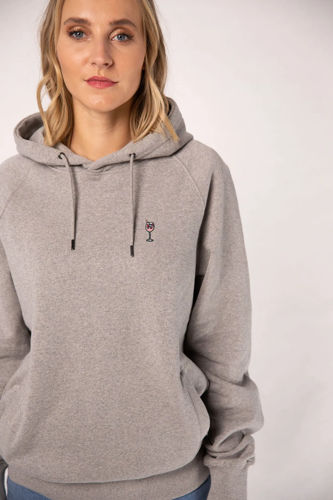 Berry Spritz | Bestickter Bio-Baumwoll Frauen Hoodie