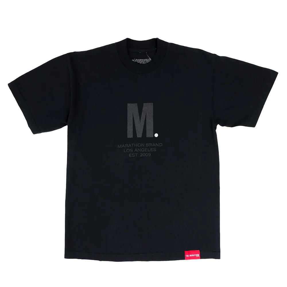 Big M. T-Shirt - Black/Black