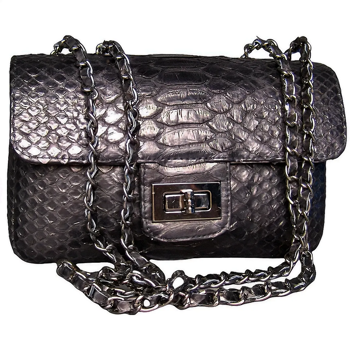 Black Flap Bag LARGE