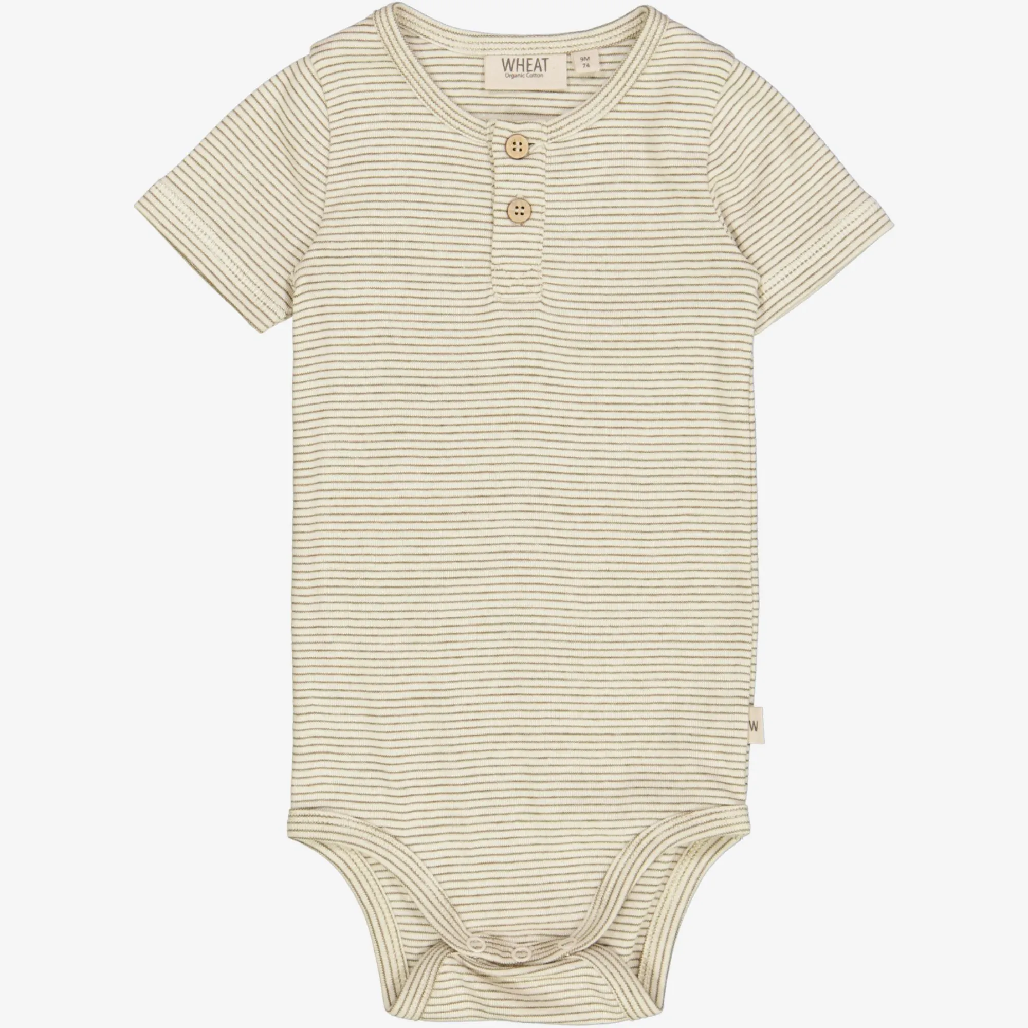 Body Placket SS - seaweed stripe