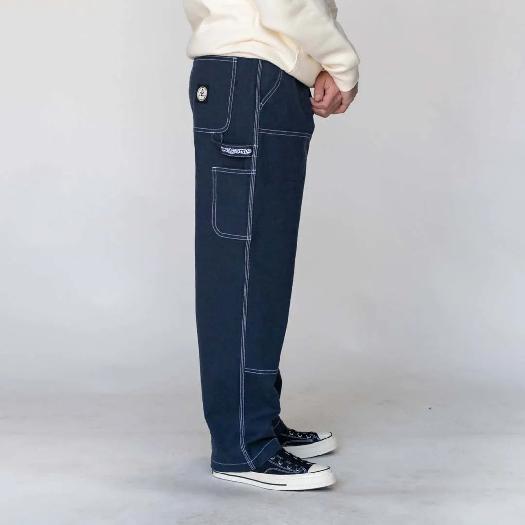 Brace Double-Knee Canvas Carpenter Pant - Dark Sapphire