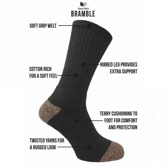 Bramble mens socks 3pk all terrain socks