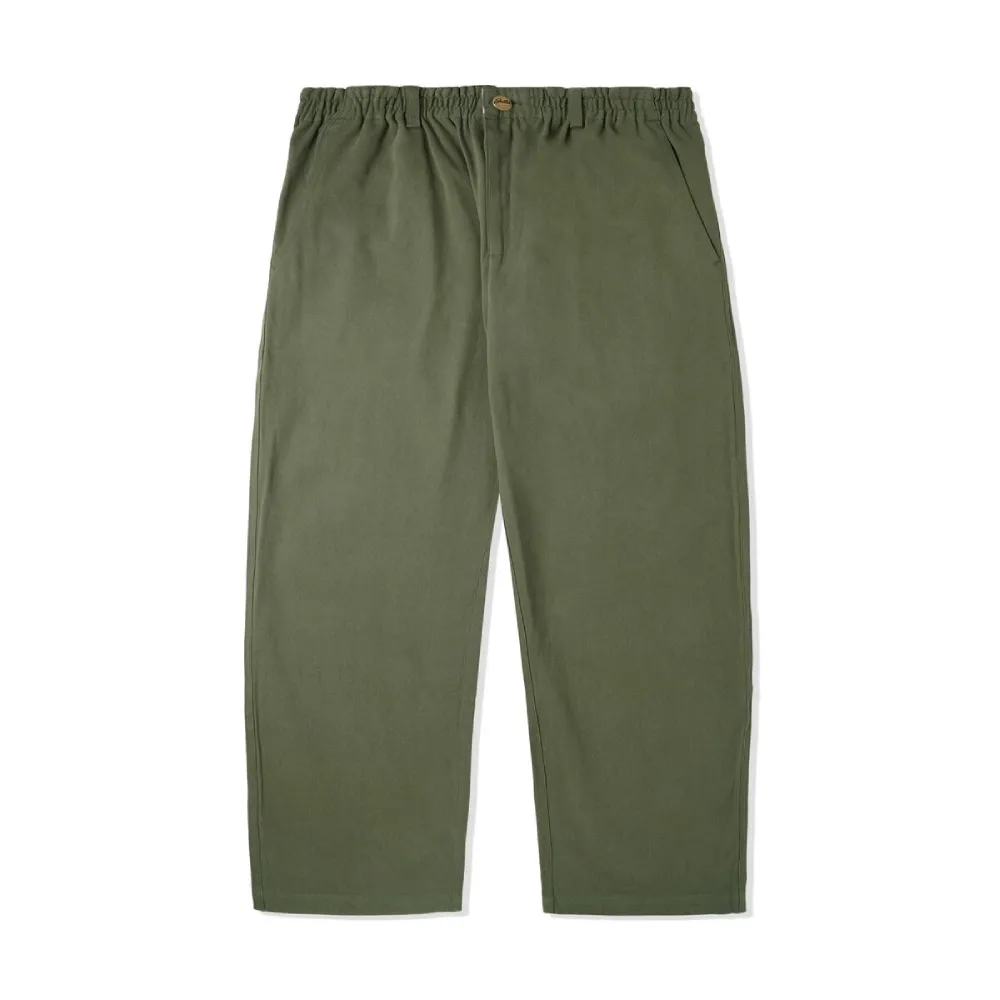 Butter Goods Wide Leg Pants Army Green