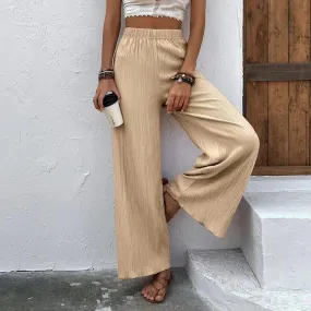 Casual Wide Leg Trousers