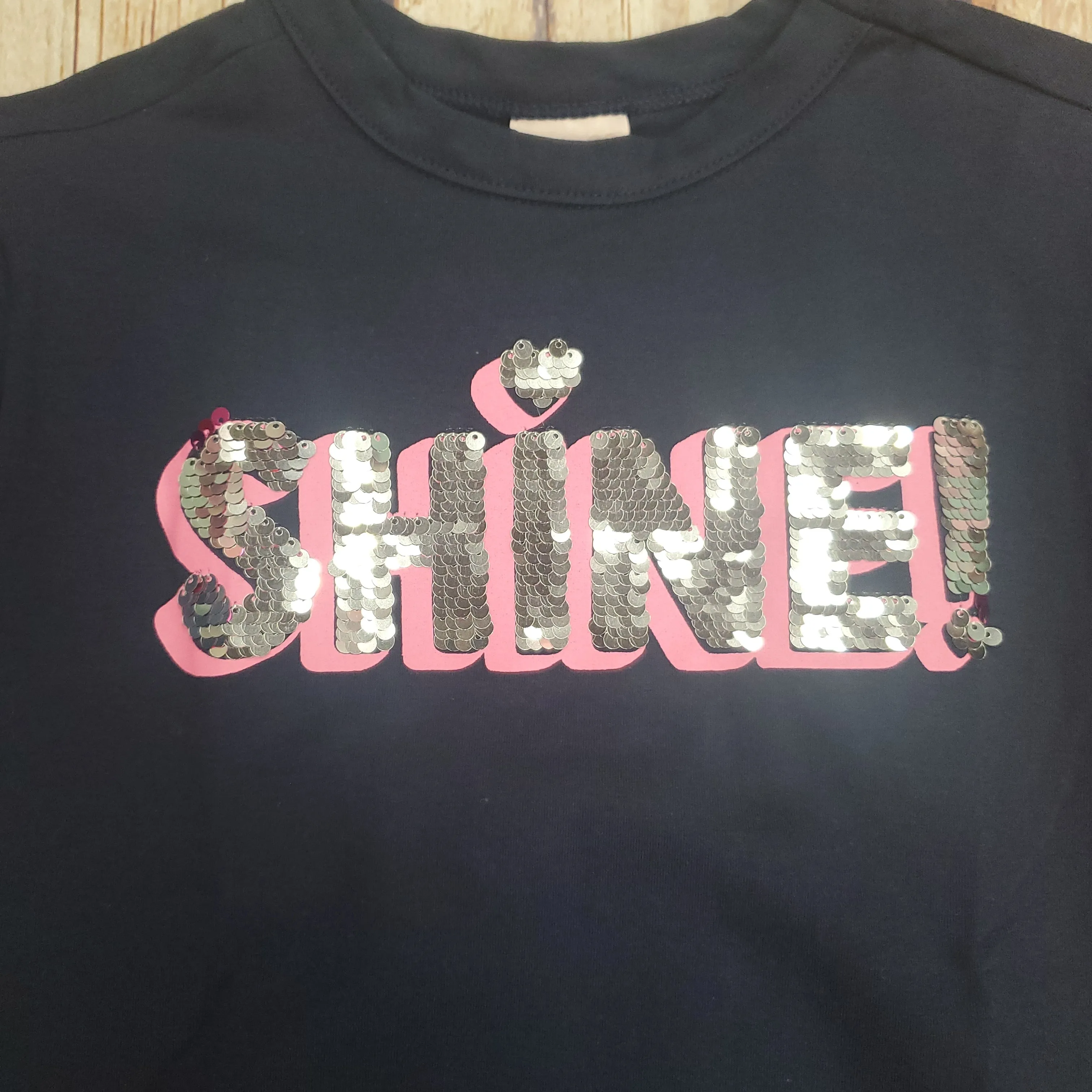 CLEARANCE QUIMBY LONG SLEEVE NAVY SHINE SHIRT