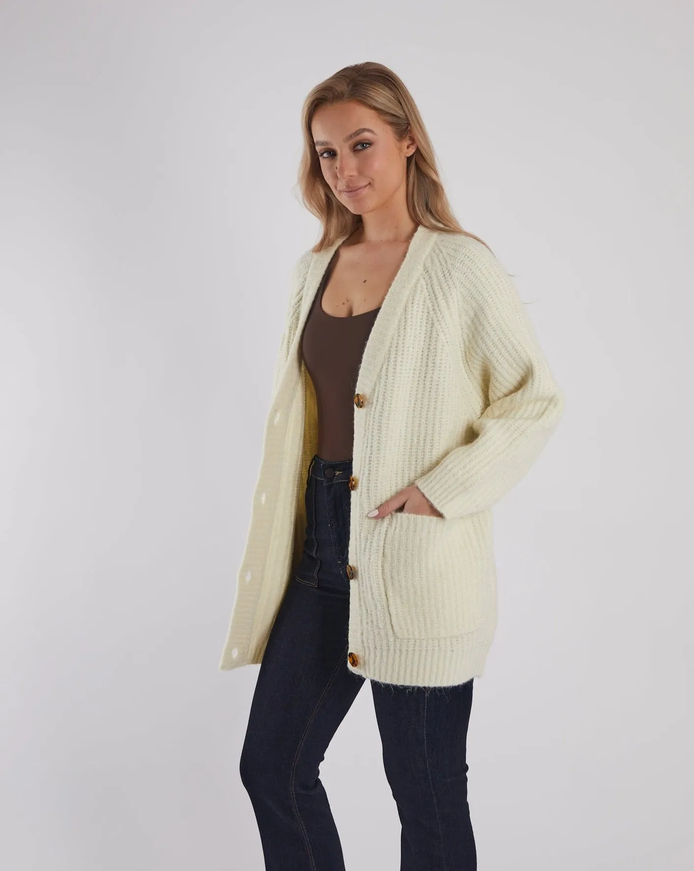 Elspeth Cardigan Ivory