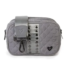 Essex Quilted Crossbody Bag (Grey)