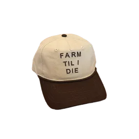 Farm Til I Die 5 Panel Cotton Hat