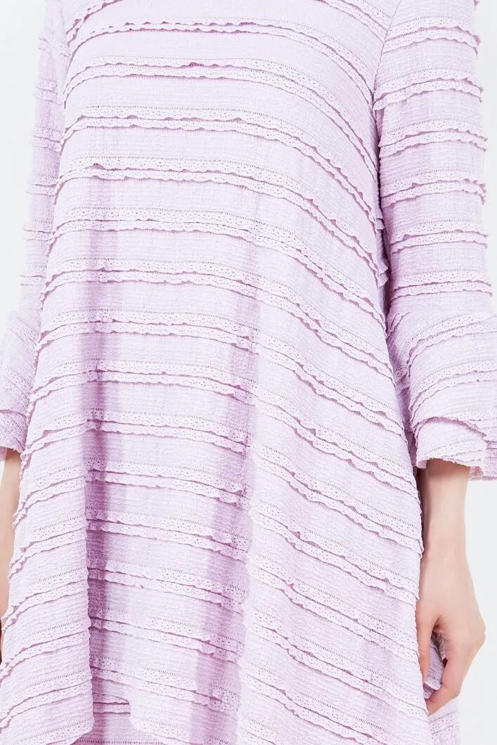 Feminine & Lace Tunic- Lavender