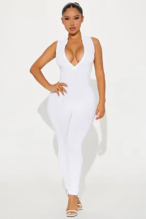 Johanna Seamless Jumpsuit - White