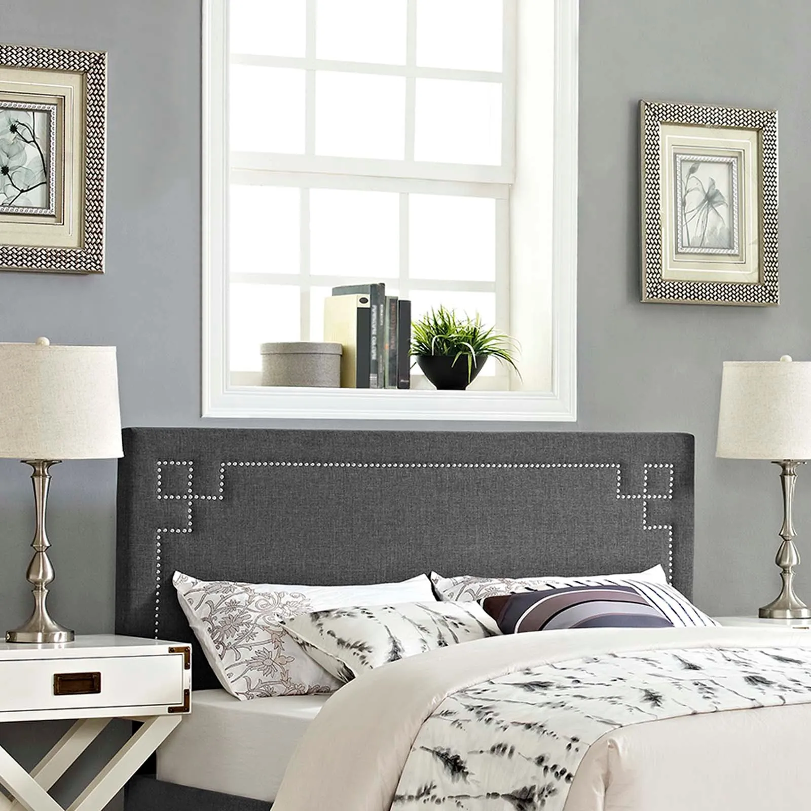 Josie Upholstered Fabric Headboard