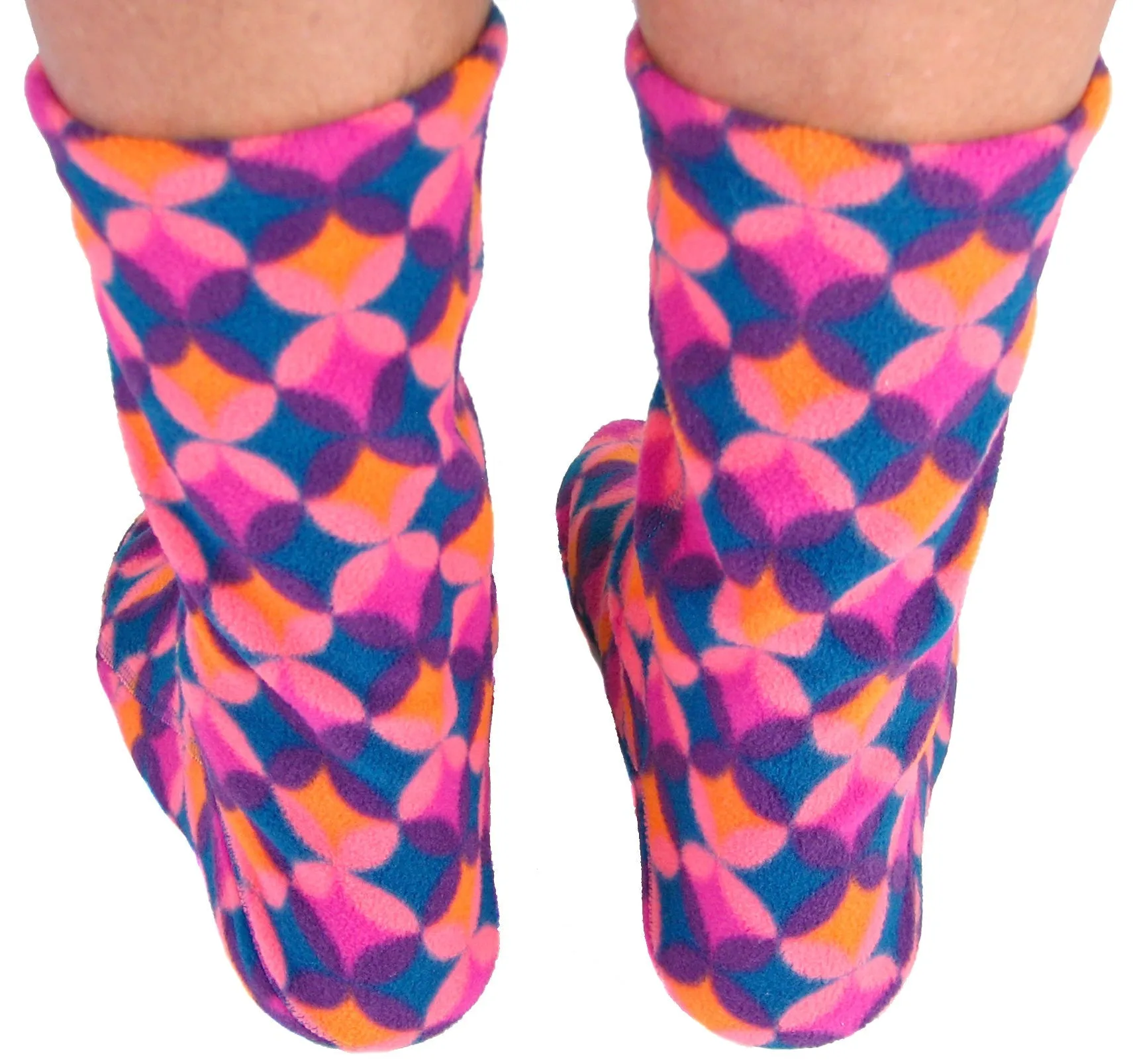 Kids' Fleece Socks - Art Deco