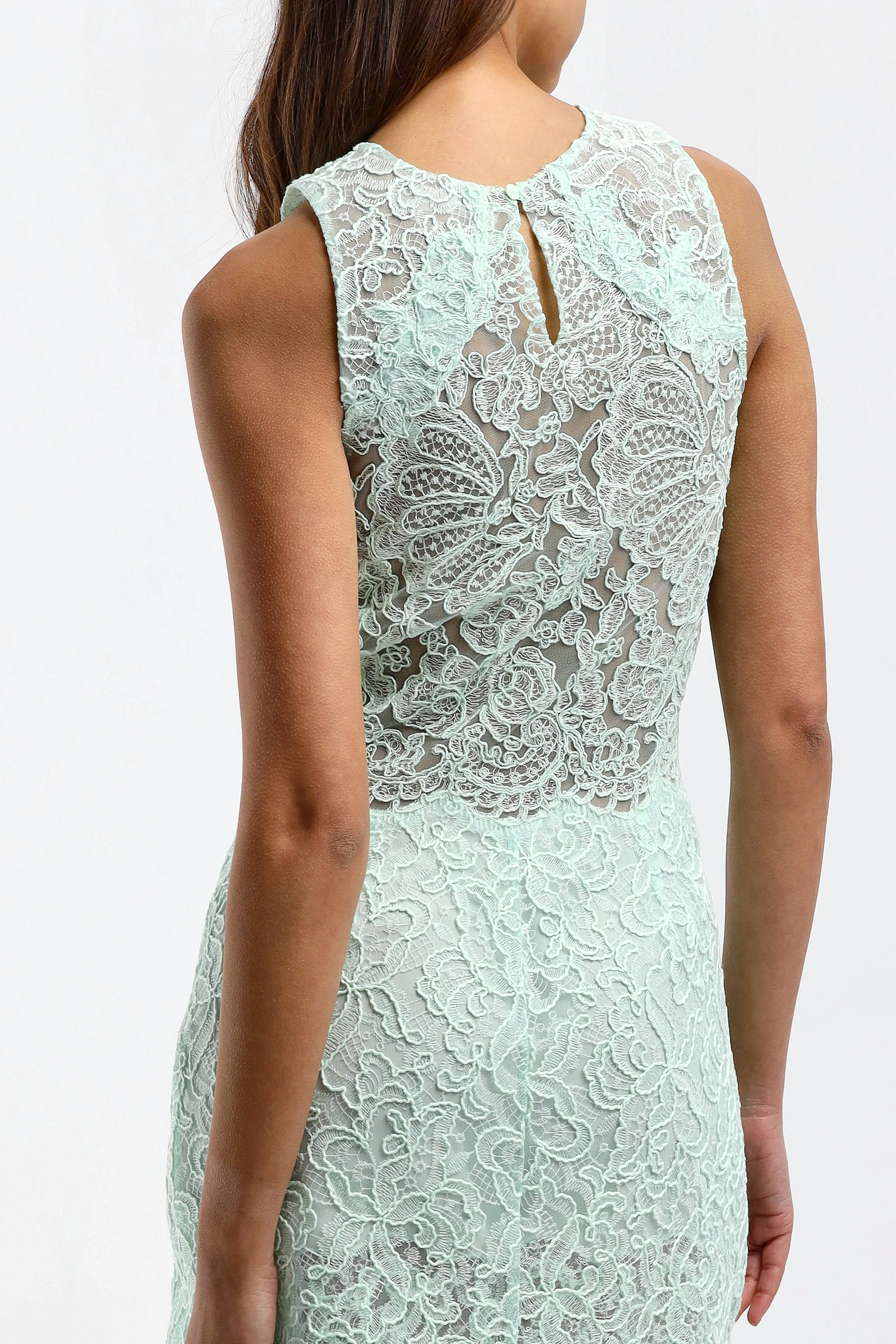 Kleid Lace in Grün