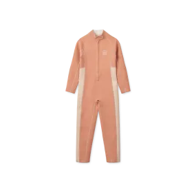 Liewood Maverick Long-Sleeve Wetsuit - Tuscany Rose