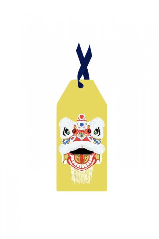  Lion Dance  Gift Tag