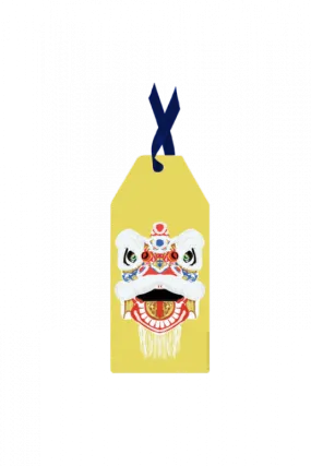  Lion Dance  Gift Tag