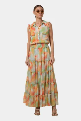 Macbeth Tiered Maxi Dress