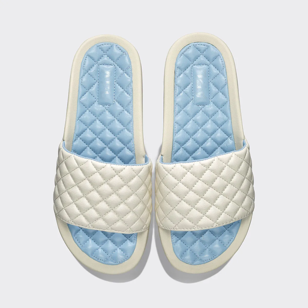 Men's Lusso Slide Pristine / Ice Blue