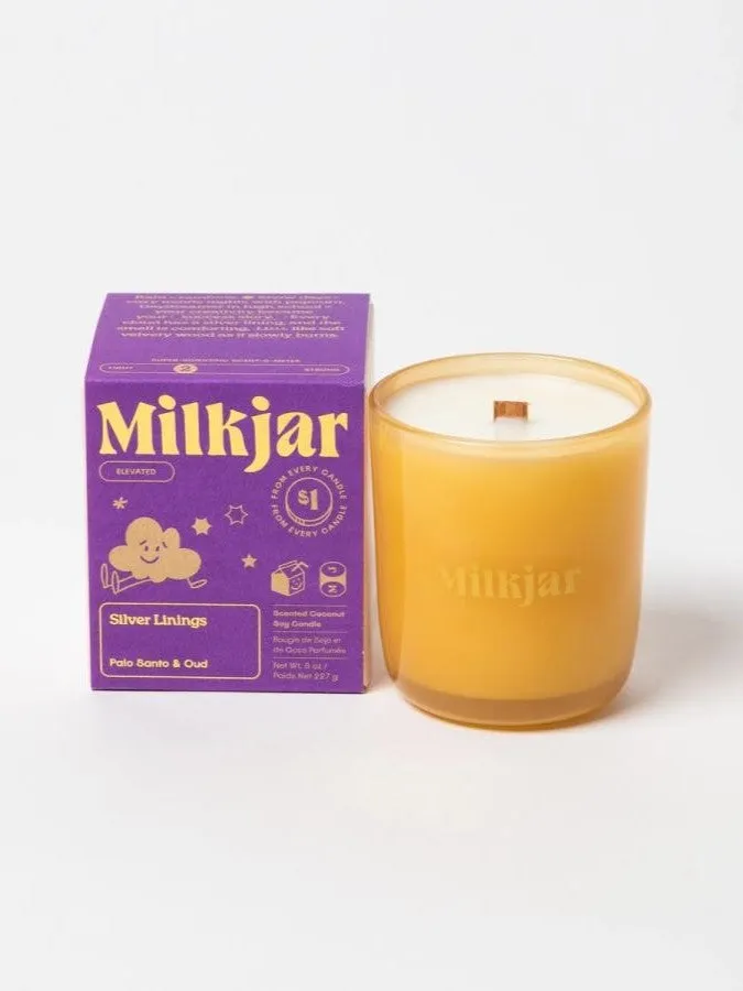 MILK JAR CANDLE CO Elevated Candle