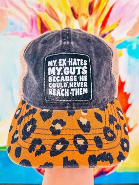 My Ex Hates My Guts Because He Could Never Reach Them (Leopard Hat)