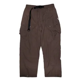 OPEN DIALOGUE 3D POCKET PANTS-BROWN