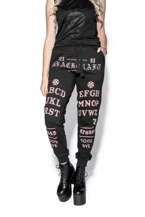 Ouija - Pink Print Joggers