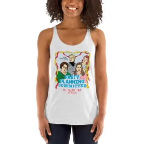 Party Planning Committee Women's Racerback Tank