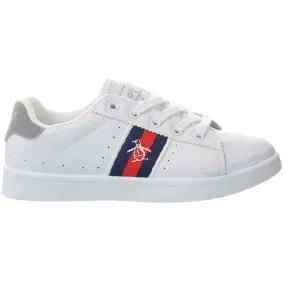 Penguin Plane White Kids Trainers