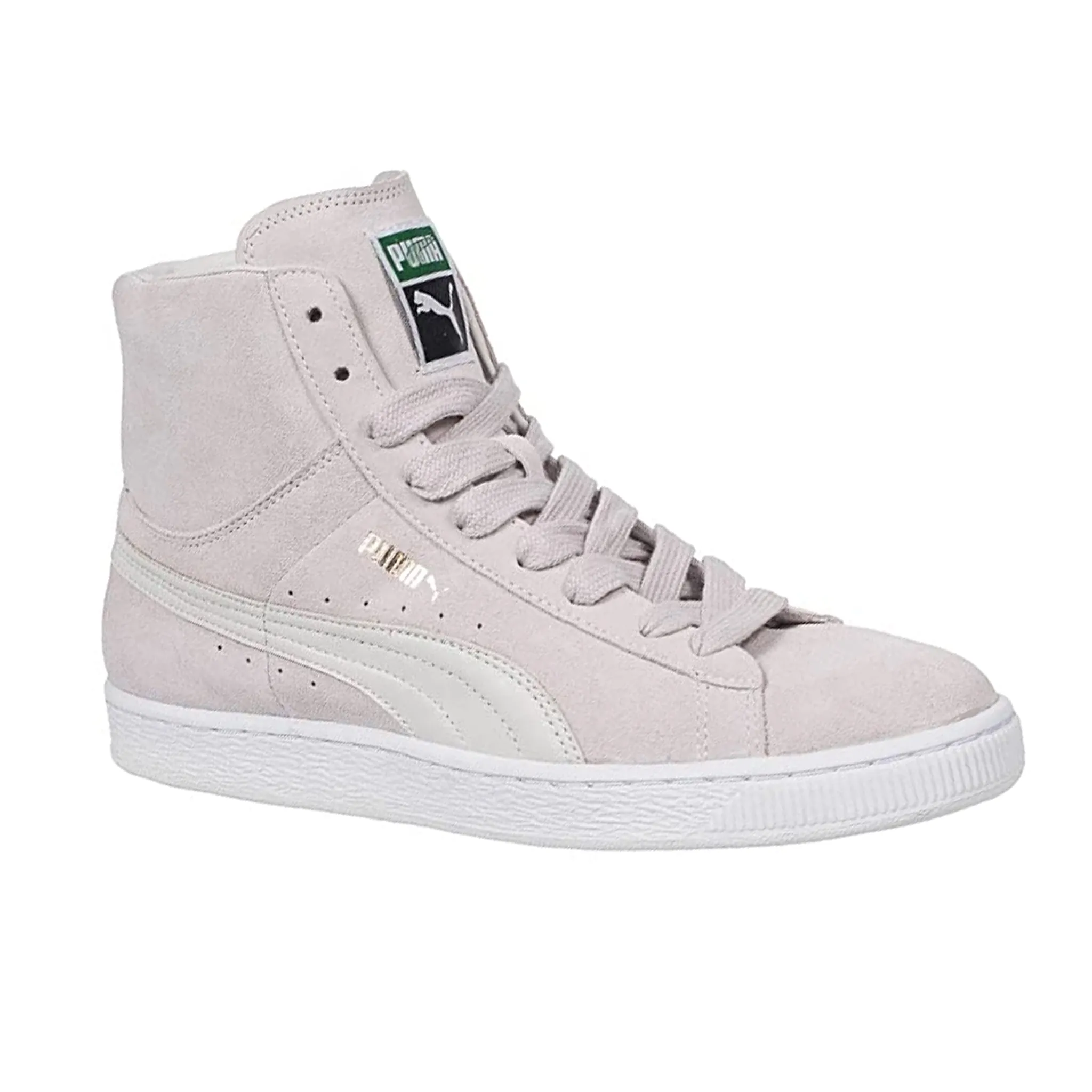 Puma Mid Classics Beige Mens Trainers