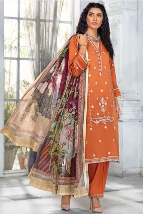 Rang Rasiya Lawn Orange Zest