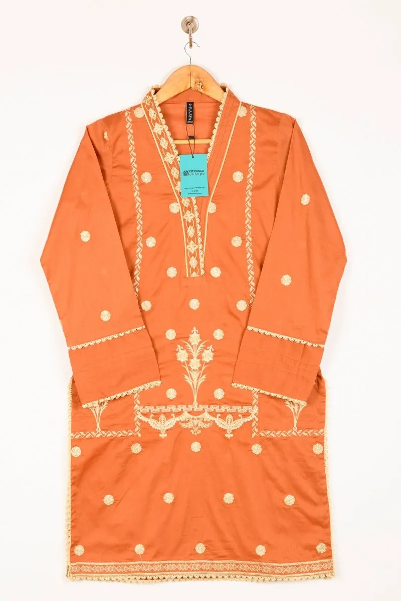 Rang Rasiya Lawn Orange Zest