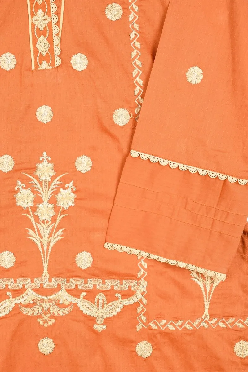 Rang Rasiya Lawn Orange Zest