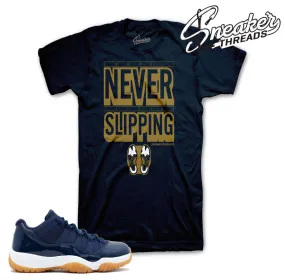 Retro 11 Navy Never Slipping Shirt