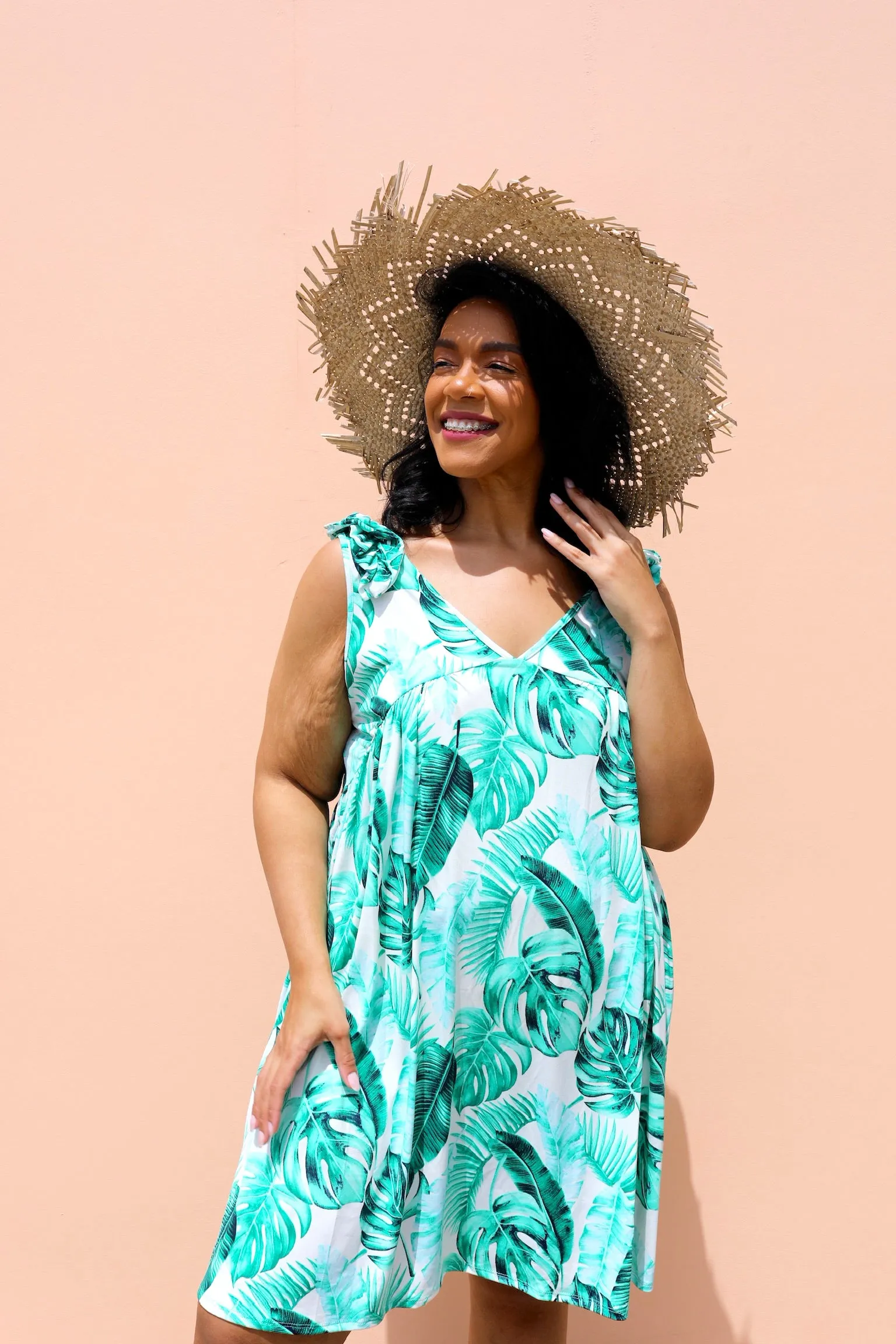 SIZE 2XL PLUS SIZE Let's Get Tropical Dress