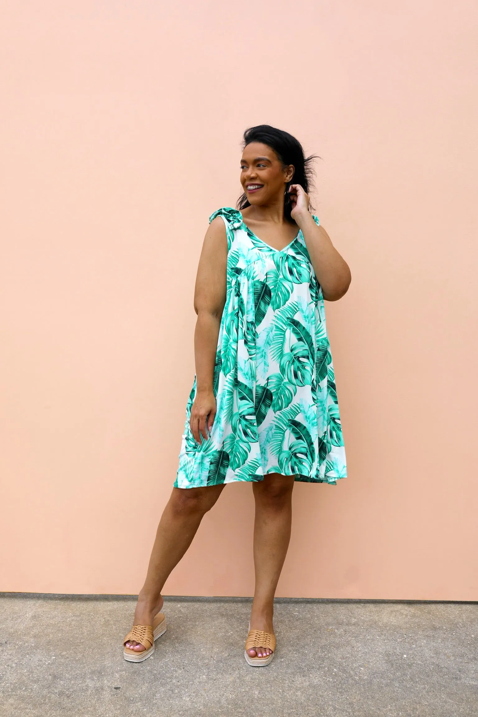 SIZE 2XL PLUS SIZE Let's Get Tropical Dress