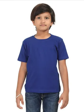 Solids: Plain Royal Blue Kids T-shirt