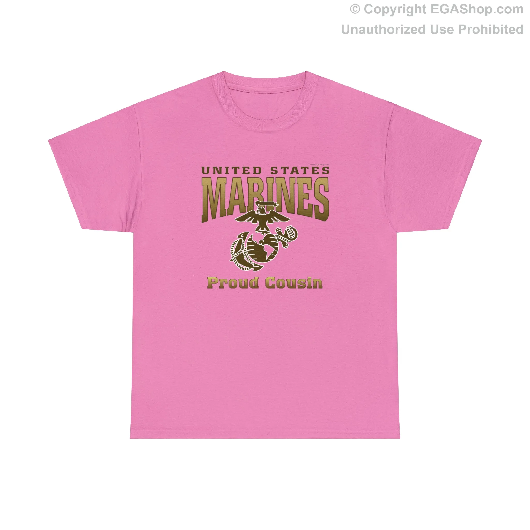 T-Shirt: United States Marines Proud Cousin