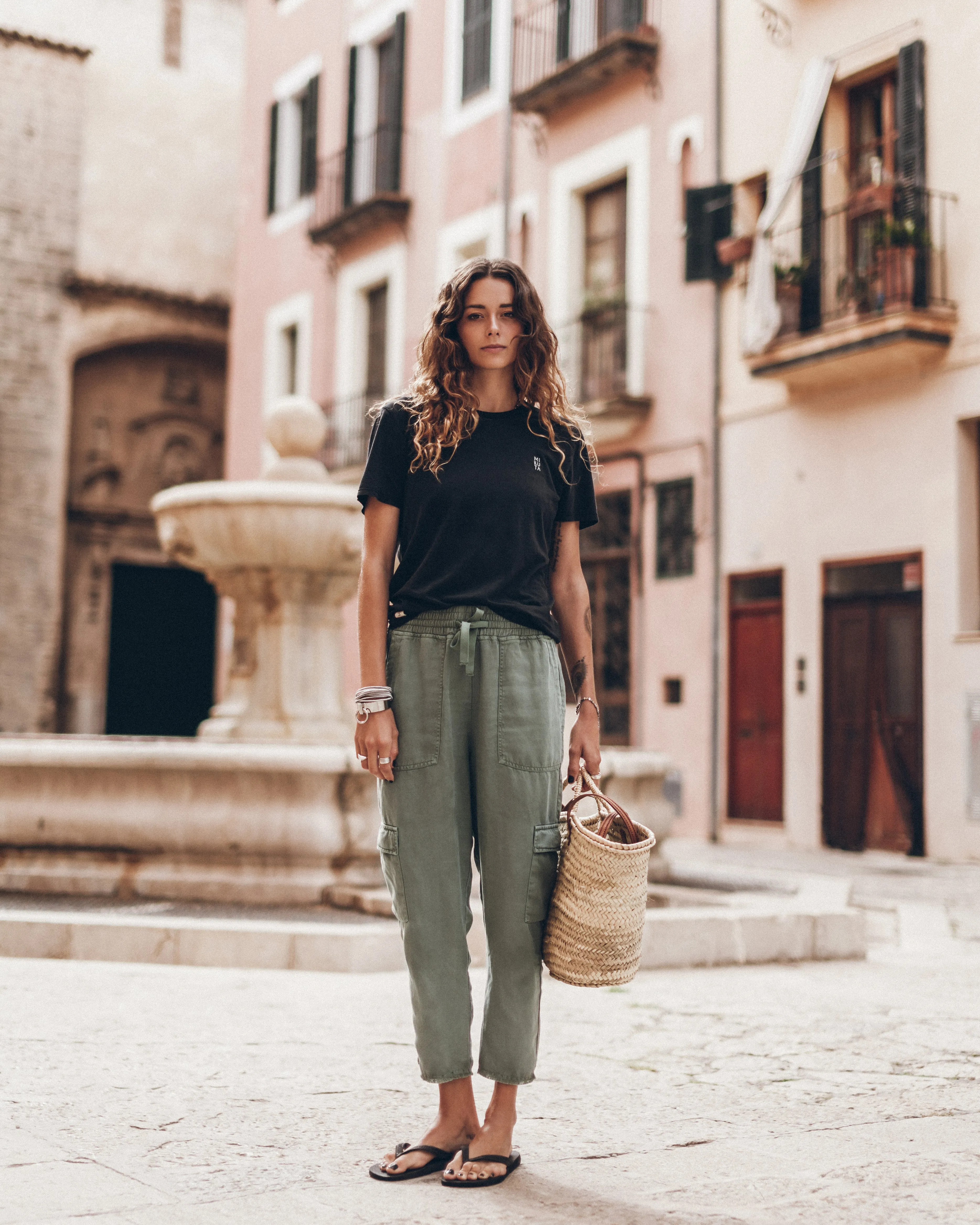 The Green Relaxed Pants