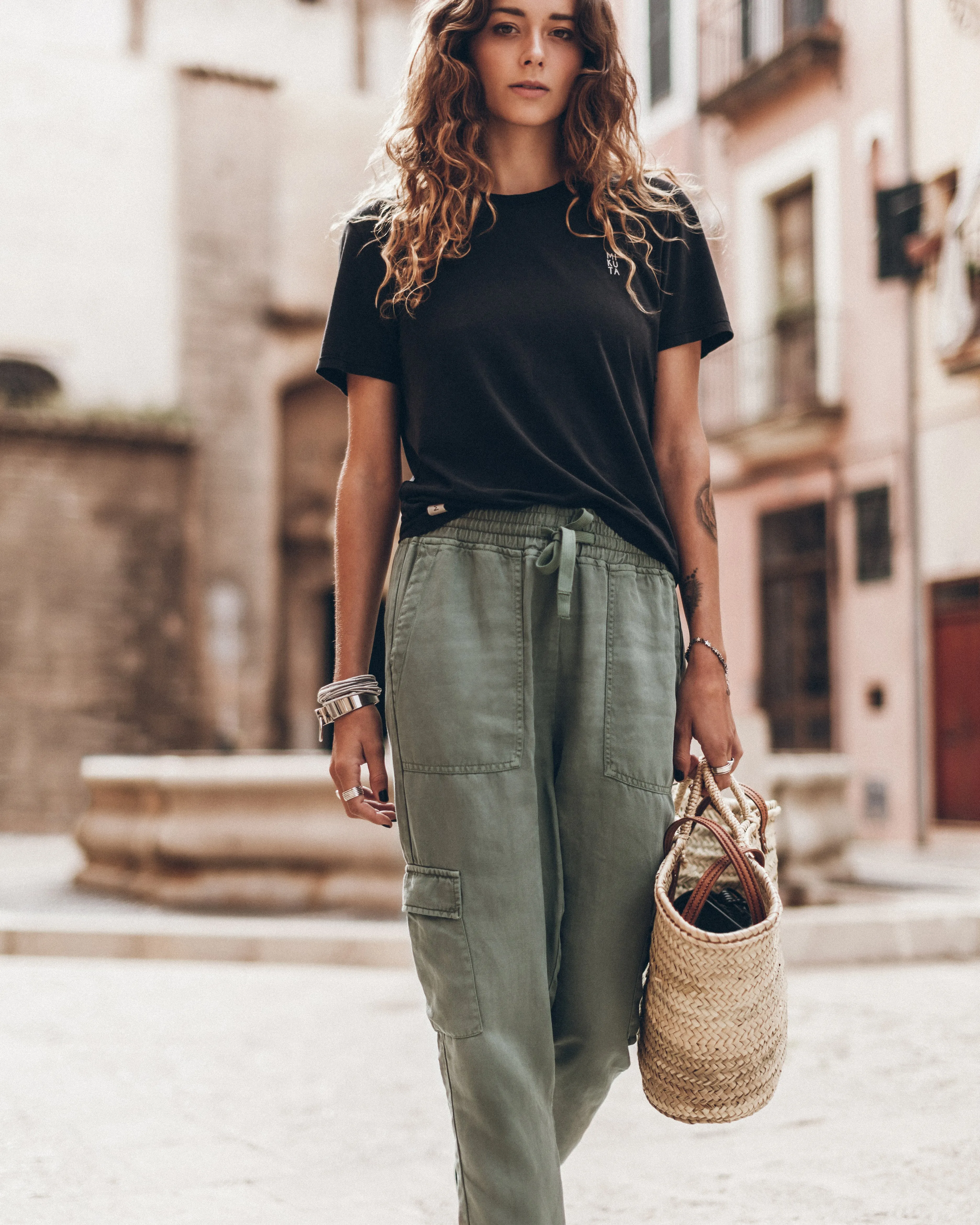 The Green Relaxed Pants