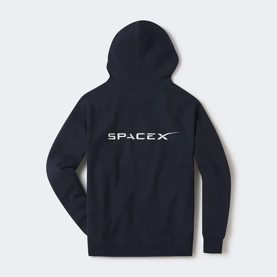 Unisex SpaceX Pullover Hoodie - Navy