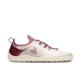 Vivobarefoot Primus Trail Knit FG Womens – Limestone/Rumba Red