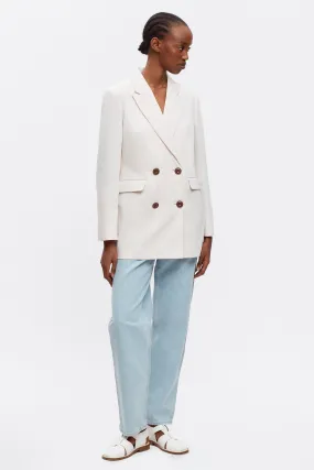 Women's Linen Station Blazer in Birch